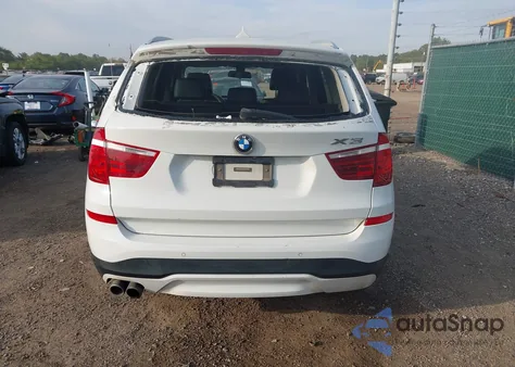 2017 BMW X3 xDrive28I из США, поврежденный, VIN 5UXWX9C50H0T04151